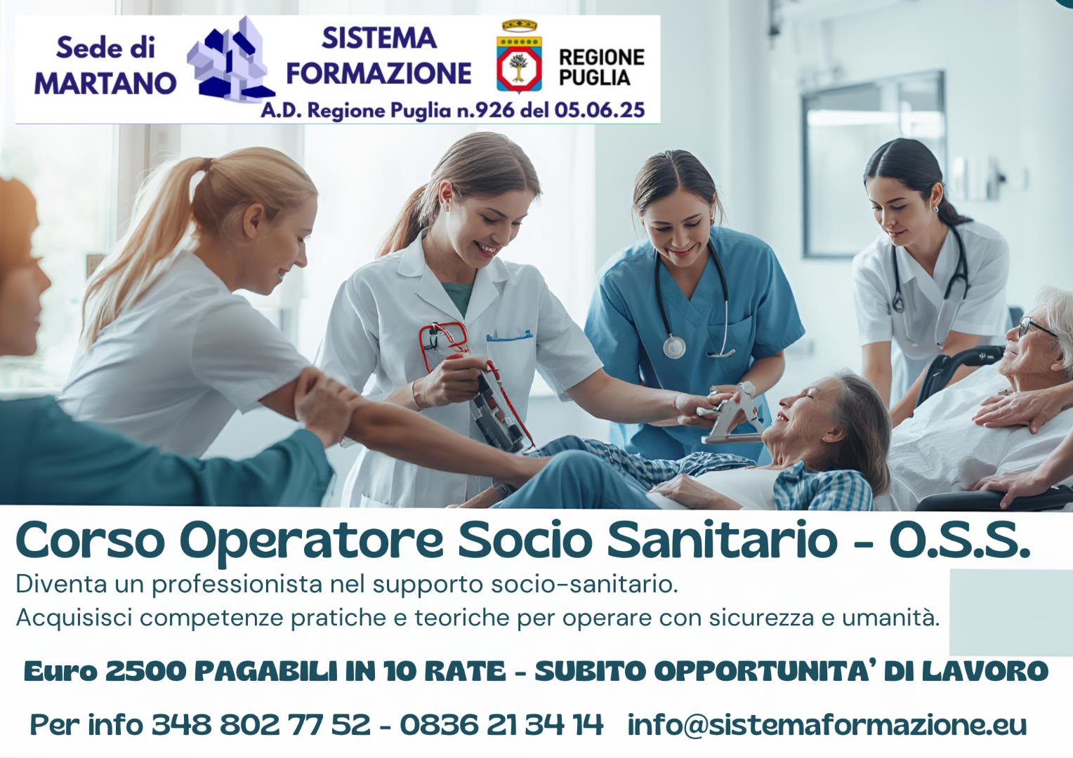 notizia in categoria QUALIFICA O.S.S.: Corso per il conseguimento della qualifica di O.S.S.